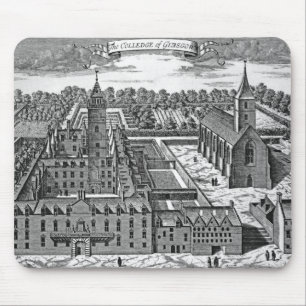 The College of Glasgow, from 'Theatrum Mouse Mat