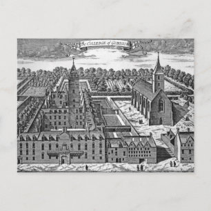 The College of Glasgow, from 'Theatrum Postcard