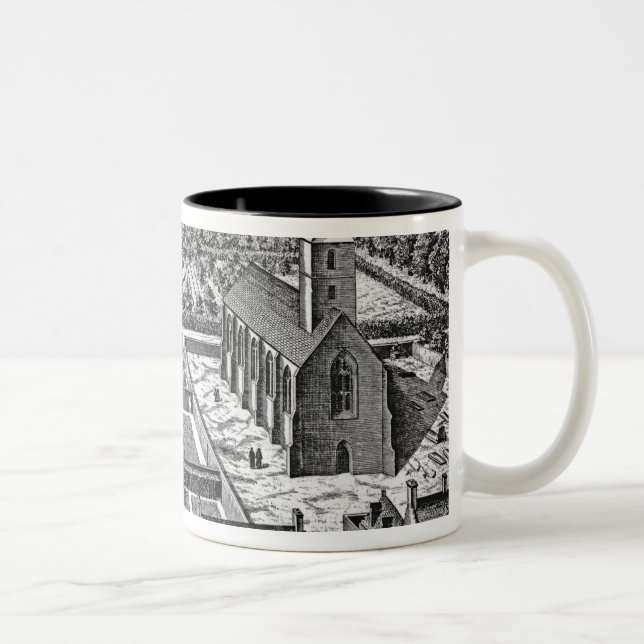 The College of Glasgow, from 'Theatrum Two-Tone Coffee Mug (Right)