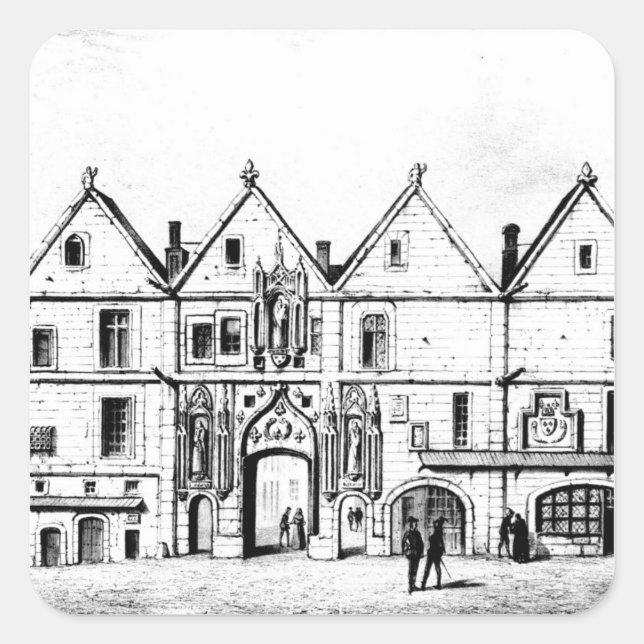 The College of Navarre in 1440 Square Sticker (Front)