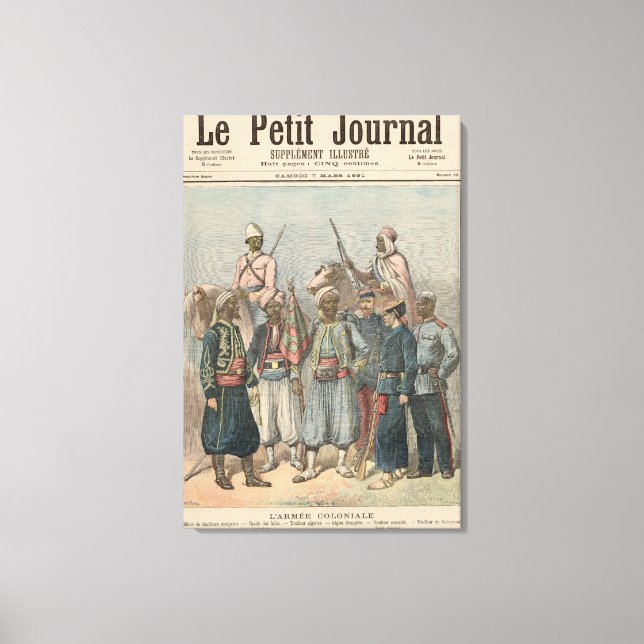 The Colonial Army Canvas Print (Front)