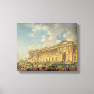The Colonnade of the Louvre. c.1770 Canvas Print