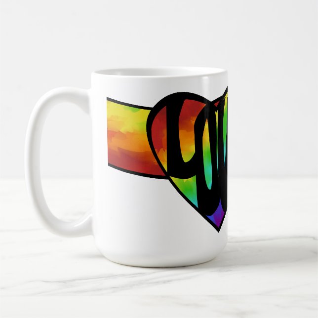 The color of love mug (Left)
