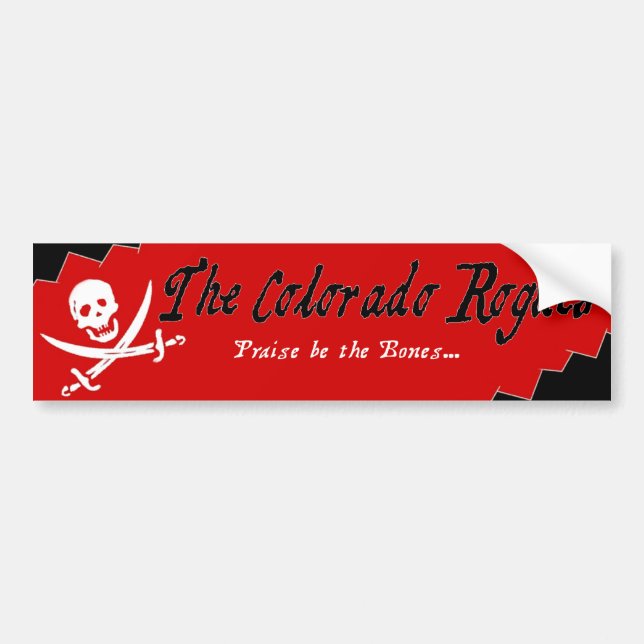 The Colorado Rogues Bumper Sticker (Front)