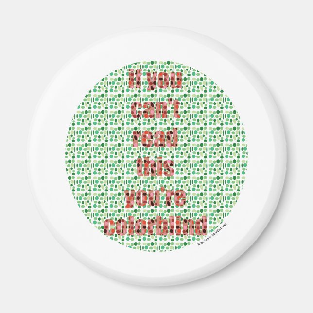 The Colorblind test Magnet (Front)