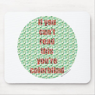 The Colorblind test Mouse Mat