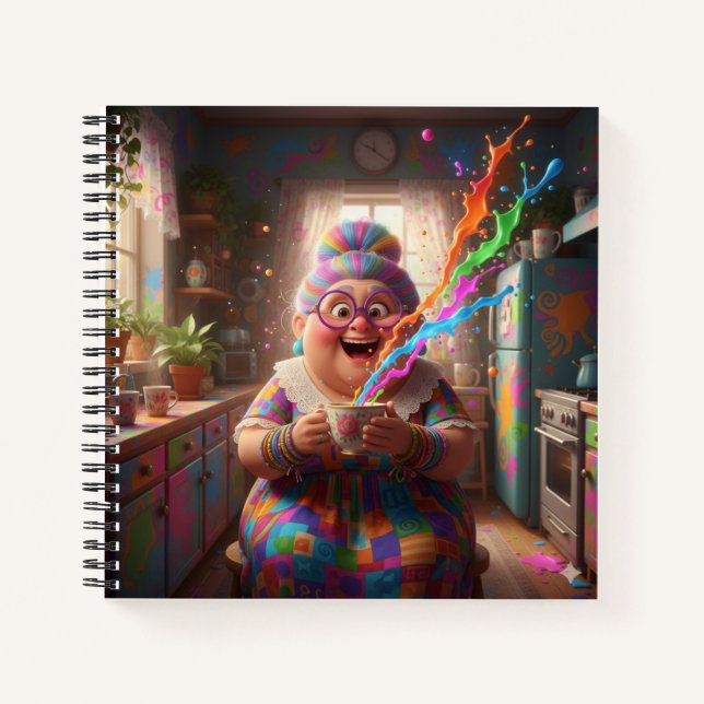 The Colorful Grandma Notebook (Front)