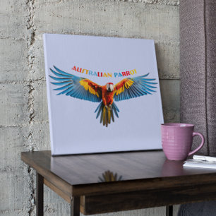 The colorful Parrot Poster