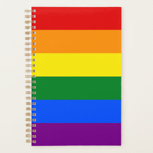 The colors of the rainbow planner