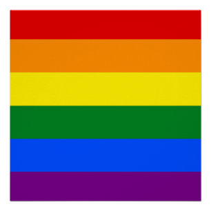 The colors of the rainbow poster