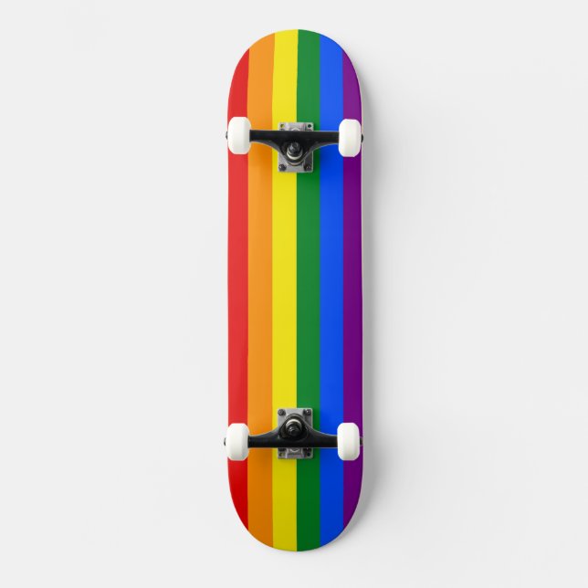 The colors of the rainbow skateboard (Front)