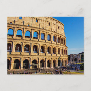 The Colosseum and Arch of Constantine, Rome, Italy Postcard