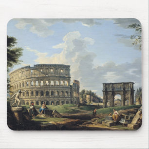 The Colosseum and the Arch of Constantine Mouse Mat