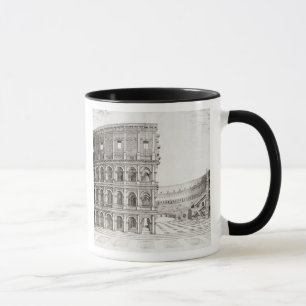 The Colosseum, built in AD 80 (engraving) Mug