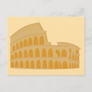 The Colosseum from Italy Postcard