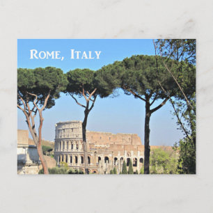 The Colosseum in Rome, Italy Postcard