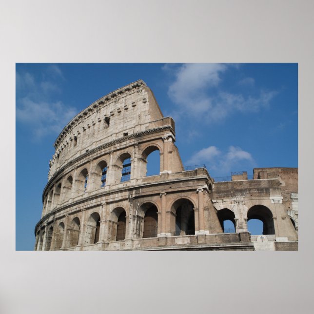 The Colosseum in Rome Poster (Front)