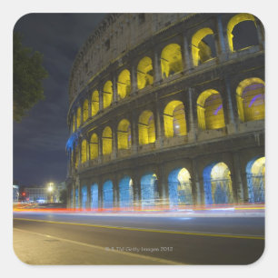 The Colosseum in Rome Square Sticker