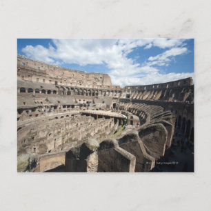 The Colosseum is situated in Rome, Italy. Its an Postcard