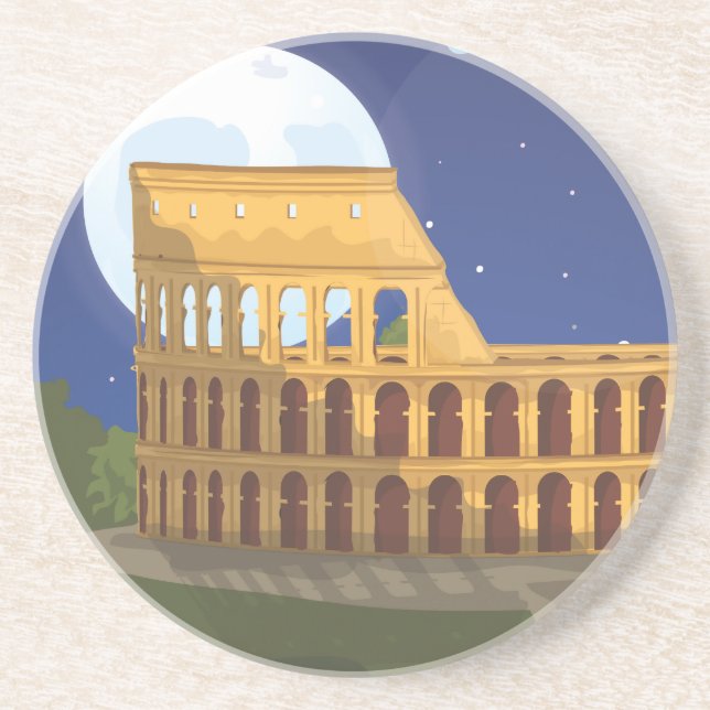 The Colosseum Of Rome Coaster (Front)