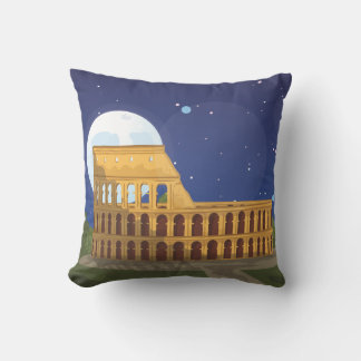 The Colosseum Of Rome Cushion