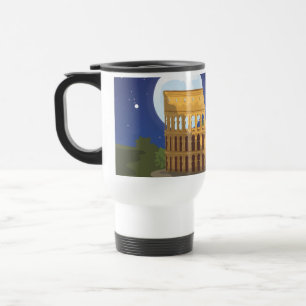 The Colosseum Of Rome Travel Mug