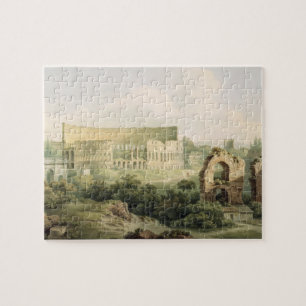 The Colosseum, Rome, 1802 (w/c over graphite on wo Jigsaw Puzzle