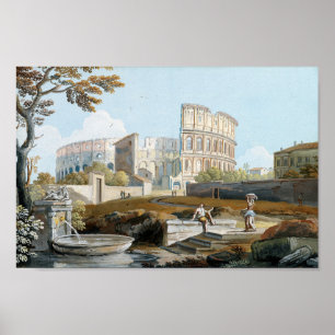 The Colosseum, Rome   Giovanni Battista Busiri Poster