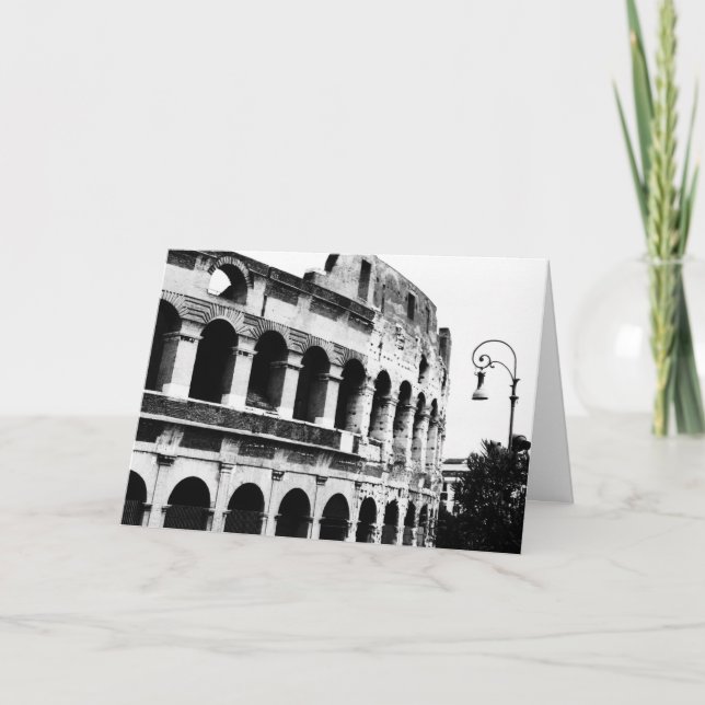 The Colosseum, Rome Greeting Card (Front)