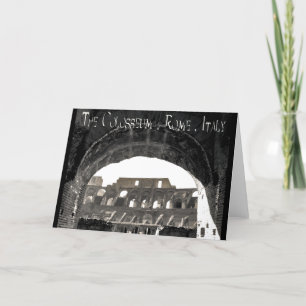 The Colosseum — Rome Italy Card