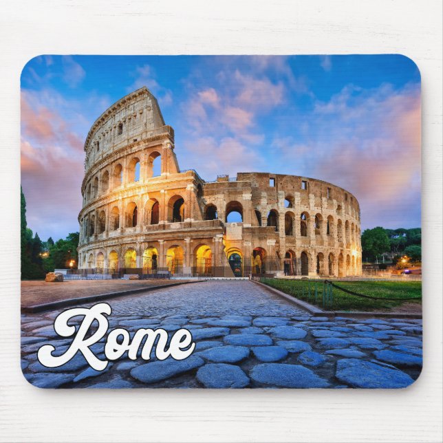 The Colosseum, Rome, Italy Mouse Mat (Front)