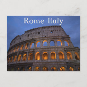 The Colosseum Rome Italy Postcard