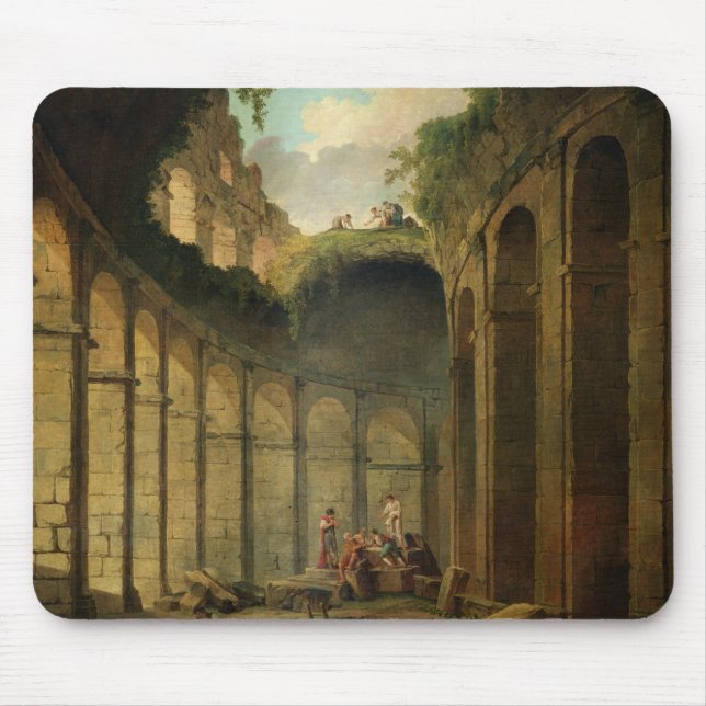 The Colosseum, Rome (oil on canvas) Mouse Mat (Front)