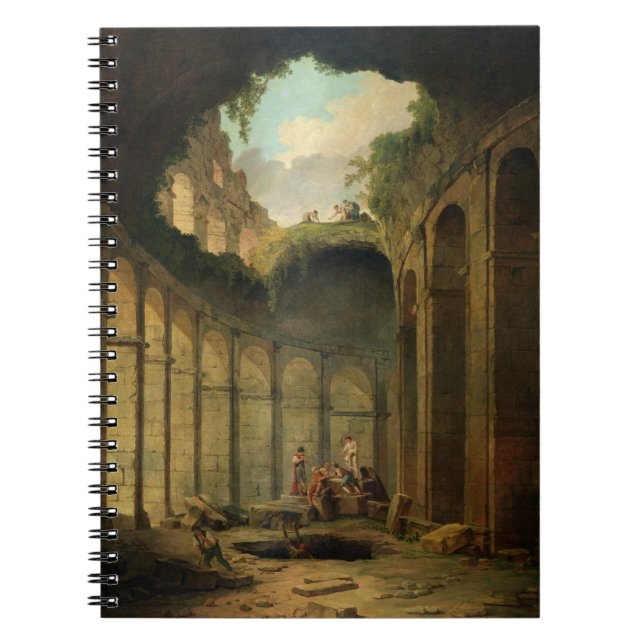The Colosseum, Rome (oil on canvas) Notebook (Front)