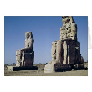 The Colossi of Memnon, statues of Amenhotep