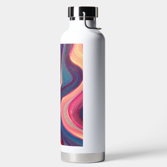 The colour full water bottle design  (Left)