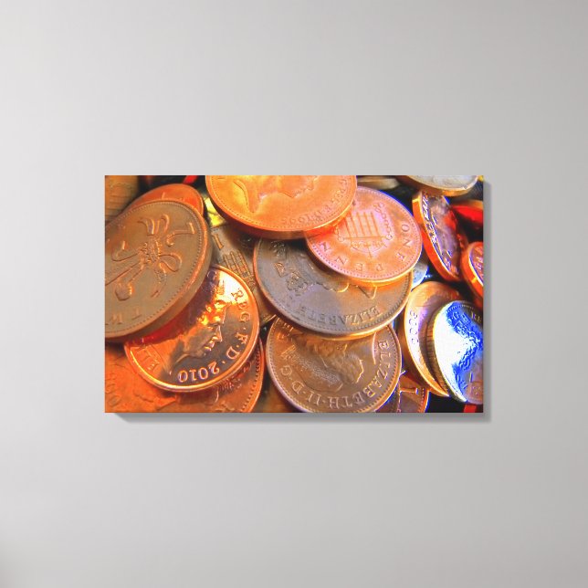 The Colour of Money Canvas Print (Front)