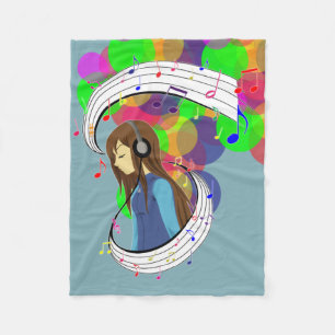 The Colour of Music Fleece Blanket