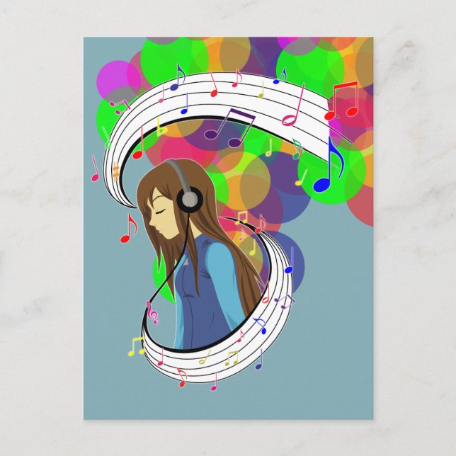 The Colour of Music Postcard (Front)