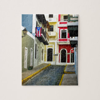 the colour of old San Juan Puerto Rico Jigsaw Puzzle