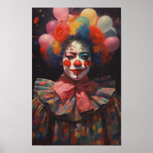 The Colourful and Happy Clown Poster