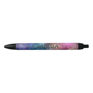 The Colourful Galaxy Black Ink Pen