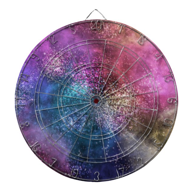 The Colourful Galaxy Dartboard (Front)