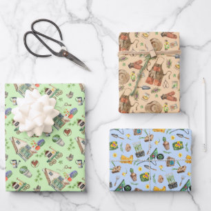 The Colourful Gardener's Life  Wrapping Paper Sheet