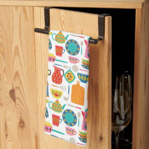The Colourful Kitchen  Tea Towel