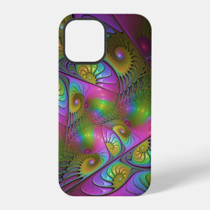 The Colourful Luminous Trippy Abstract Fractal Art iPhone 12 Pro Case