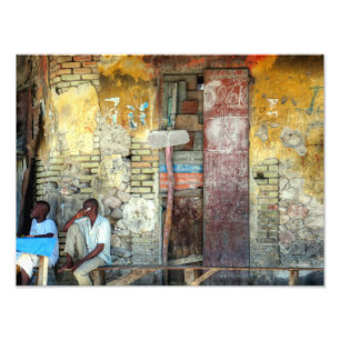 The Colourful Wall Photo Print