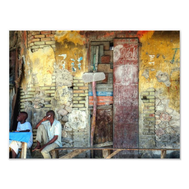 The Colourful Wall Photo Print (Front)