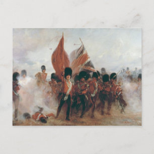The Colours: advance of the Scots Guards Postcard