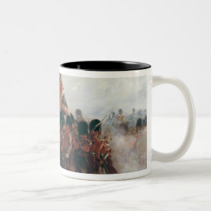 The Colours: advance of the Scots Guards Two-Tone Coffee Mug